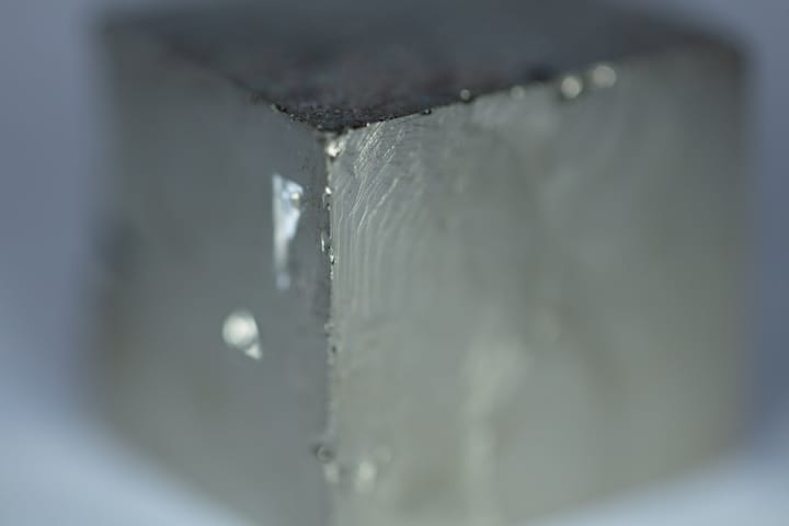 Blockade: close view of a translucent membrane and its edge